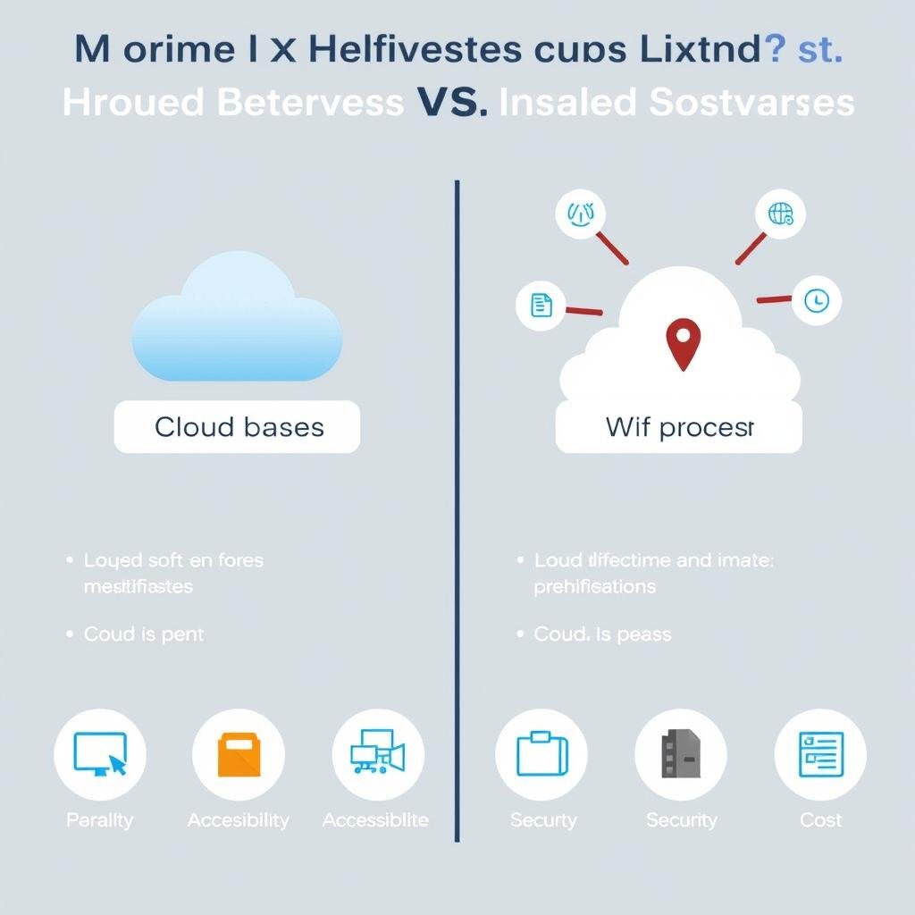 Comparaison entre solutions cloud et logiciels installés
